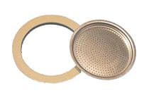 44UN0024 Junta y filtro para cafetera 9 tazas 72mm de diametro universal
