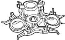 4822-402-11319 Soporte inferior cabezal para afeitadora Philips