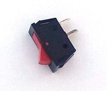 49HF002 Interrutor pulsador de balancin rectangular con tecla roja