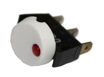 49HF0042 Interruptor de balancín redondo luminoso con luz para radiador JATA RD220