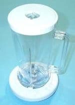 49PX331 Vaso para batidora Moulinex 320 equivalente con cuchillas 1,25 Litros