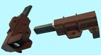 54AR0042 Kit de escobillas con portaescobillas (2 uds) motor ARISTON, SAMSUNG, DAEWOO 6, 7 y 8 KG, faston 6.3mm