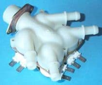 62AB027 Electrovalvula universal 4 vias para lavadoras