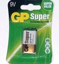 6LF22-GP Pila de 9V GP Super alcalina 6LR61, MN1604, 1604a