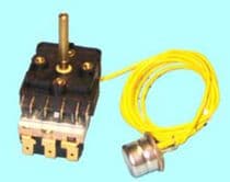 72BS0005 Termostato lavadora Bosch 051498, RU8844N, 90ºC, eje LARGO