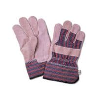 90000 Guantes de protección reforzados serraje vacuno lona