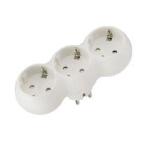 Adaptador Ladrón 3 Tomas 16A 250V Schuko