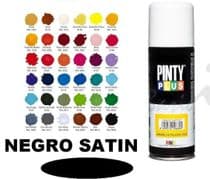 AER-P131 Aerosol Spray de pintura color Negro satinado 270CC