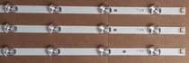 AGF78399901 Kit 3 barras LED LG 2 LGIT A + 1 LGIT B LC320DXE-FGA6 LATWT322RYLZK