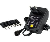 ALM-001 Alimentador electronico universal regulable de 3V a 12V/18W