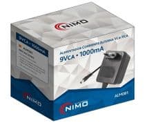 ALM-081 Alimentador corriente alterna entreda 220Vca Salida 9Vca/1000mA