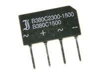B380C2300 Puente rectificador de diodos 380V 2,3A