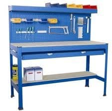 Banco de trabajo y almacén