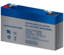 BAT-303 Bateria de plomo 6V 1,3Ah