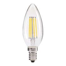 BL-101242 Bombilla vela de filamento LED E14 luz blanca 4W = 45W