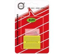 BP-019 Bandeja de pruebas de 170 puntos de contactos color amarillo