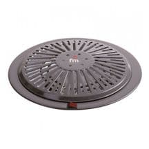 Brasero eléctrico de bajo consumo con 3 potencias 400W/500W/900W, cable de 1,75m