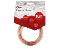 Cable paralelo para altavoces transparente polarizado, rollo 10m