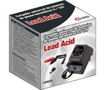 CAR-020 Cargador para baterías de Plomo de 6 y 12V 500mAh
