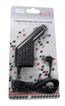 CAR-12MU Cargador mini USB para conector mechero coche; GPS, Telefono movil, PDA