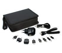 CAR-193 Cargadores red 100-240Vac y mechero 12Vcc con kit de conexiones