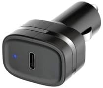 CAR-412 Cargador Alimentador para automóvil y camión 12 y 24Vcc a USB-C POWER DELIVERY 3000mA