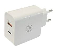 CAR-521/18W Cargador rápido para smartphone y tablets USB QC 3.0 y USB tipo C POWER DELIVERY