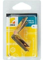 CD11192 Escuadra de canto 40x40x15mm 4 unidades