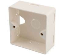 CJ-059 Caja universal superficie o empotrar 80x80mm para mecanismo eléctrico