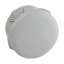 CJ-430 Caja de conexiones eléctricas redonda de superficie estanca 65x35mm