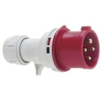 Clavija Cetac 4 Contactos Enchufe Industrial Trifasico 32A 380V 3 polos + Tierra