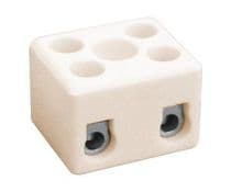 CLE-352 Clema regleta de conexiones cerámica 2 contactos