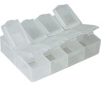 CM-050 Caja clasificadora para componentes, 8 departamentos