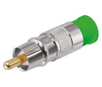 CNA-113C Conector RCA macho metálico por compresión
