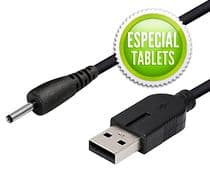 CNE-912 Conexión USB A con conector Jack de alimentación macho 3x1,1x12mm Tablets