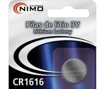 CR-1616N Pila Litio botón CR1616 NIMO