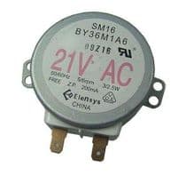 DE31-10154D Motor gira platos microondas MOULINEX, SAMSUNG 21Vac Eje plastico 14mm