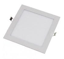DLE-029 Plafon de techo downlight de LED cuadrado para empotrar 12W luz blanca 6400K