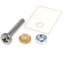 DPA-404K Kit placa de mica con tornillo y arandela aislante para TO-220