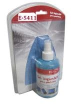 E-5411 Gel limpiador para pantallas TFT/LCD-Plasma, telefonos moviles, tablets, cristales, gafas, microscopios, 200ml.
