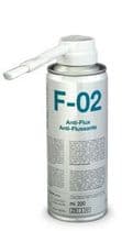 F-02 Aerosol quita flux para limpieza de circuitos impresos con brocha