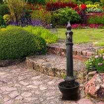 Fuente Jardin Pie Hierro Fundido Burgerland Sin Grifo 46x29,5x125 (Alt) cm.