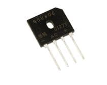 GBU806 Puente rectificador de diodos 8A/600V