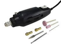 HRA-3470 Mini taladradora con juego de fresas y brocas, 9 a 18V