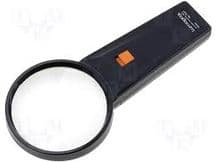 HRV-006/75 Lupa de mano con luz LED 75mm de diametro