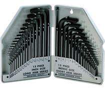 HRV-027 Juego de 30 llaves allen hexagonales