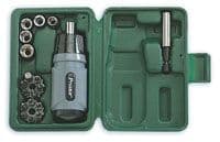 HRV-1011 Estuche destornillador carraca con puntas