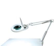 HRV-1205 Lupa articulada con lente de cristal X2,25 y luz 230Vac