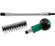 HRV-201 Juego de destornilladores con adaptador flexible