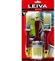HRV-30877 Pack de 3 brochas LEIVA